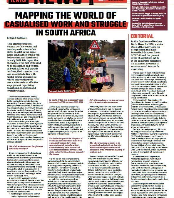 Workers World News Issue 117 (Nov 2020)