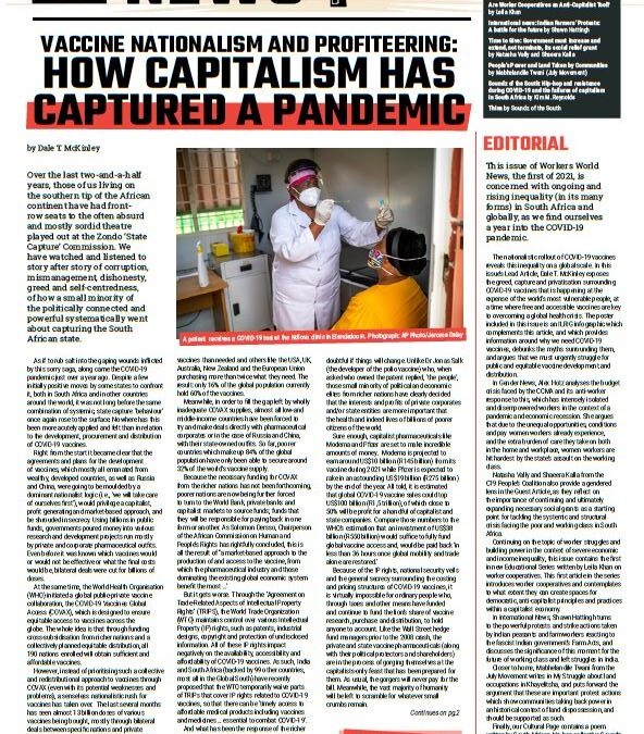 Workers World News Issue 118 (March 2021)