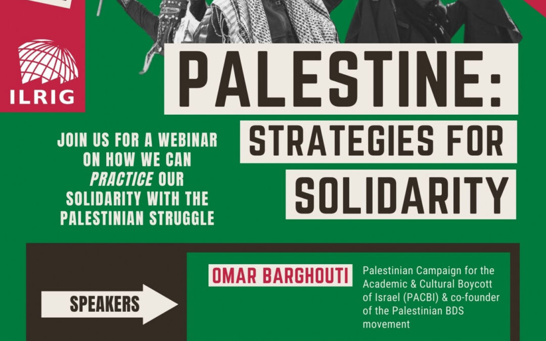 [WEBINAR] Palestine: Strategies for Solidarity
